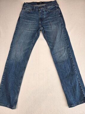 Hollister Womens Epic Flex Straight Fit Jeans W26 L32 Blue Denim
